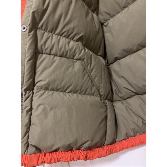 Polo Ralph Lauren Down Blend Puffer Vest Orange Men's XL Hooded, Detachable - Picture 14 of 16